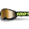 100% Strata 2 Goggles - Solar Eclipse (Mirror True Gold Lens)