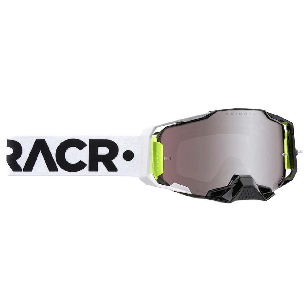 100% Armega Goggles - Racr (HiPER Mirror Silver Lens)