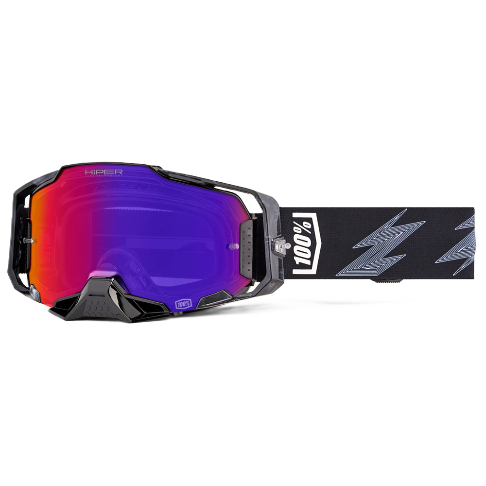 100% Armega Hiper Goggles - Crenshaw (Mirror Purple Lens)