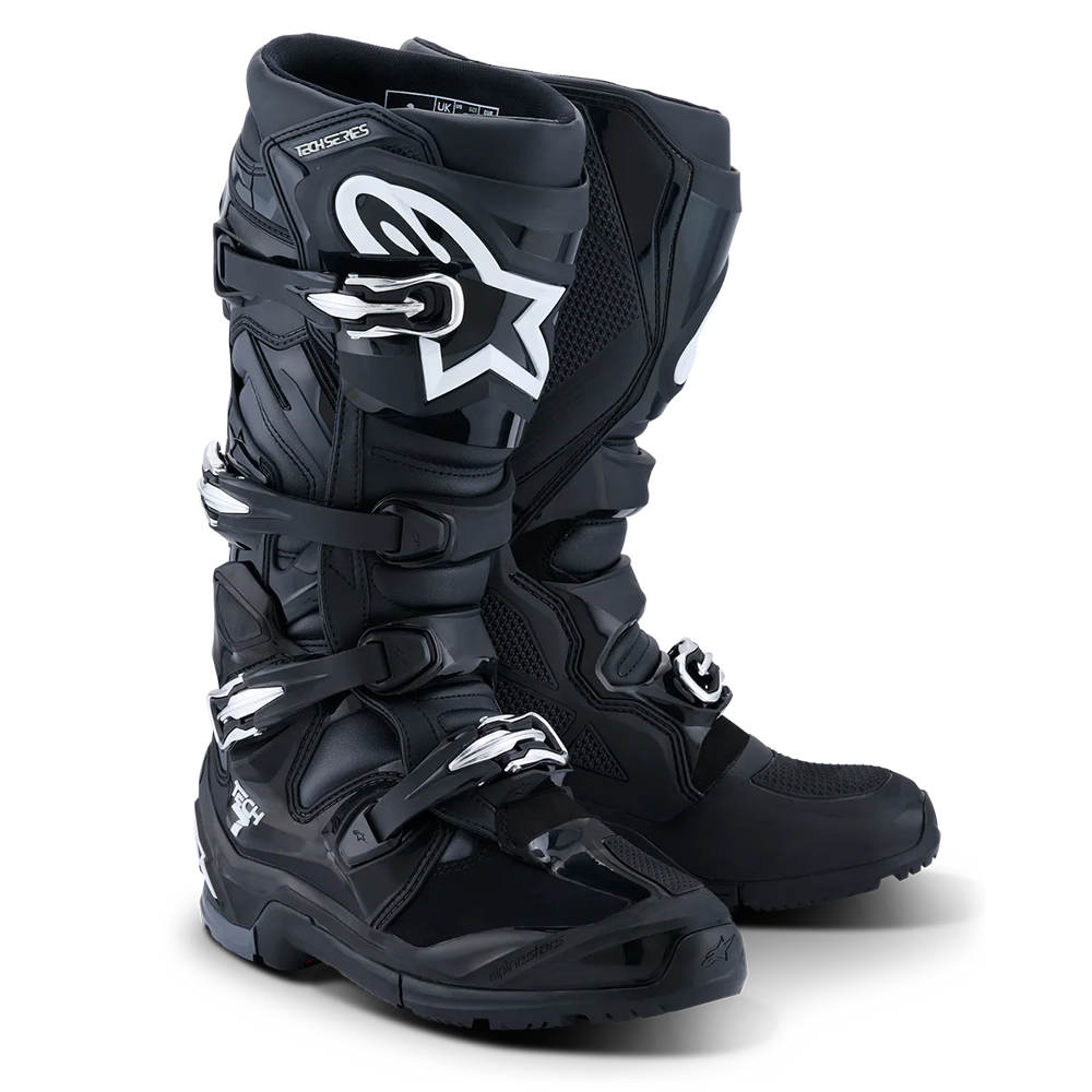2026 Alpinestars Tech 7 Enduro Boots (Black Anthracite White) – GO-MX