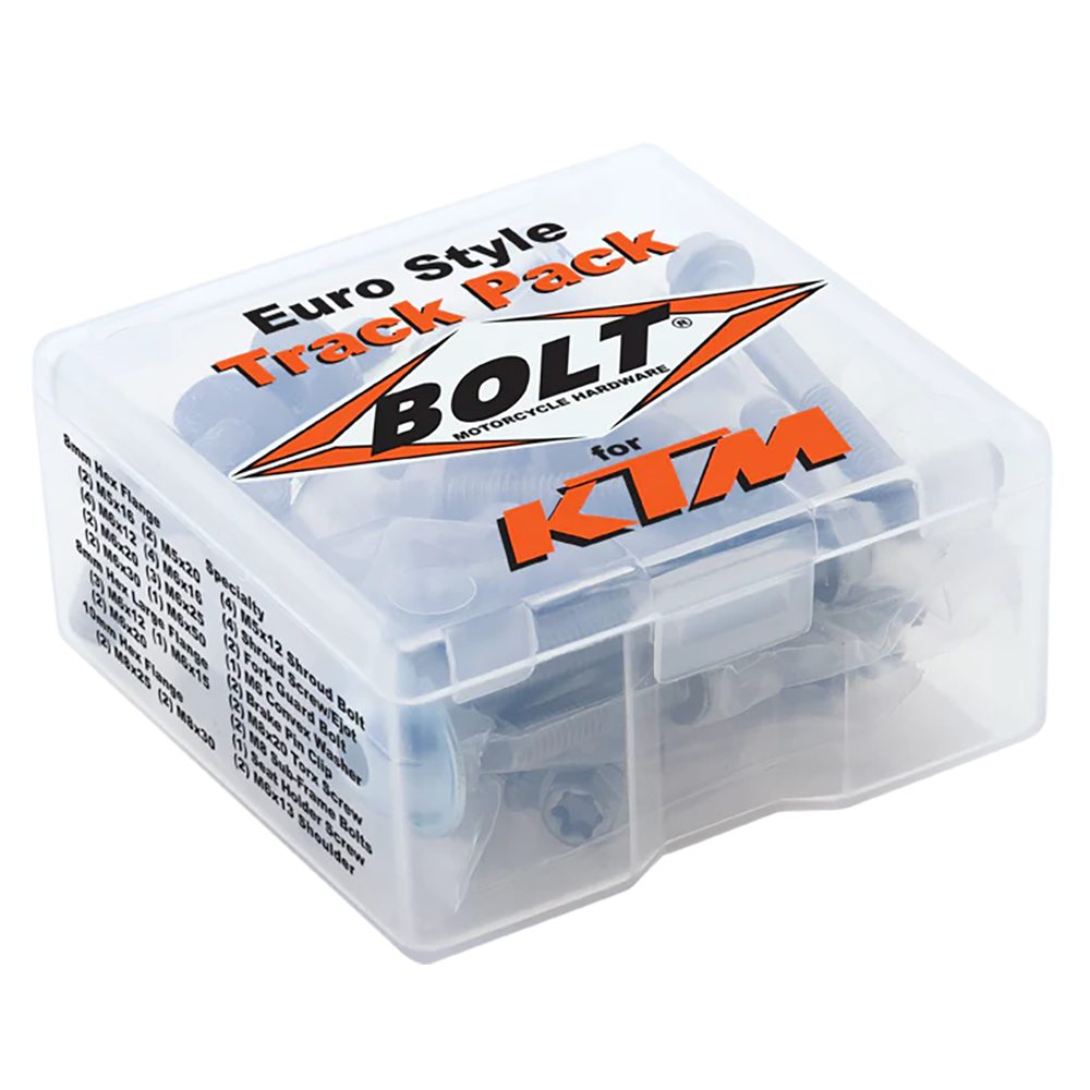 Bolt Motorcycle Hardware Euro Style Track Pack-BT-2004-6EU