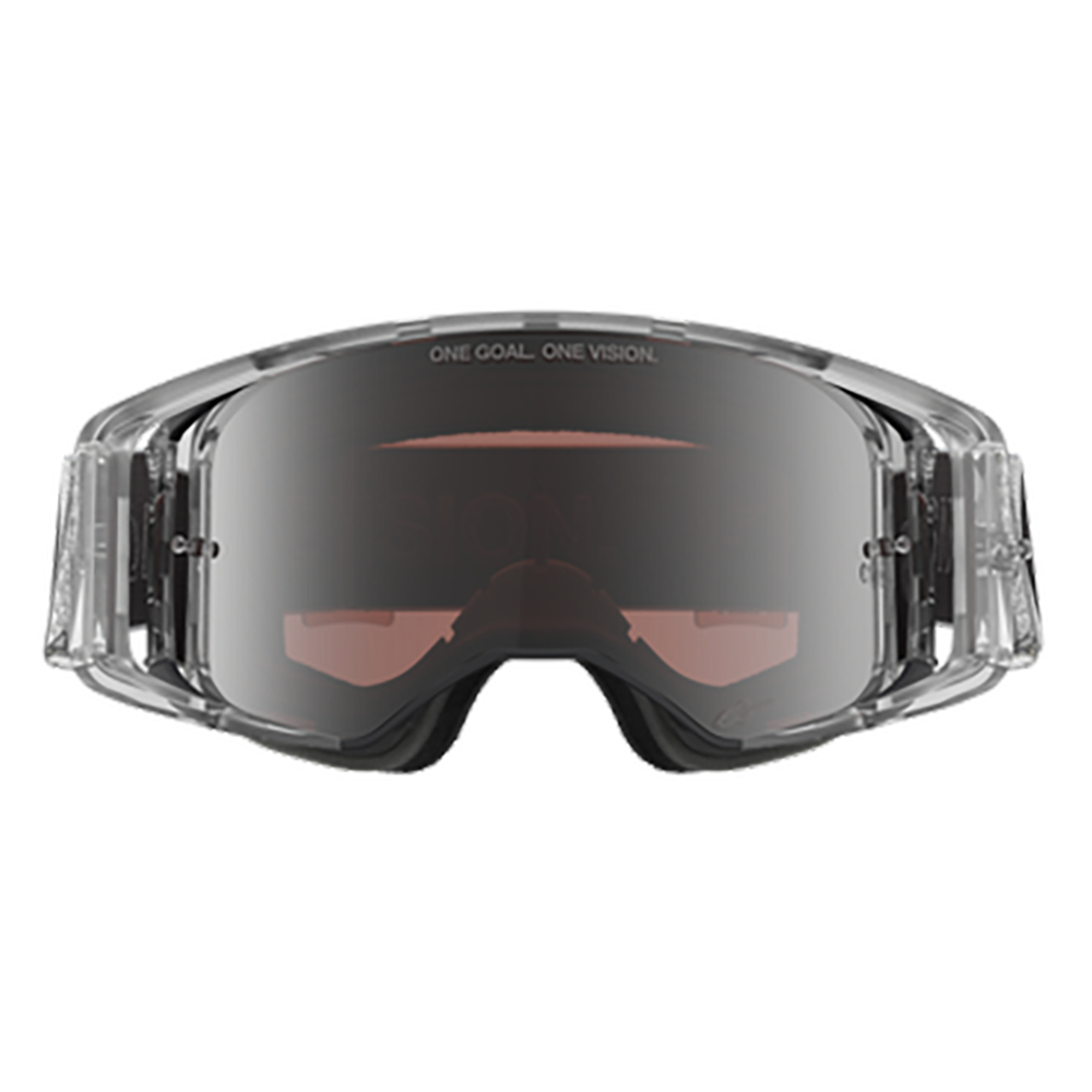 Alpinestars Supertech Vision Goggle DNGR38 XXV - Black Silver (Mirror Silver Lens)