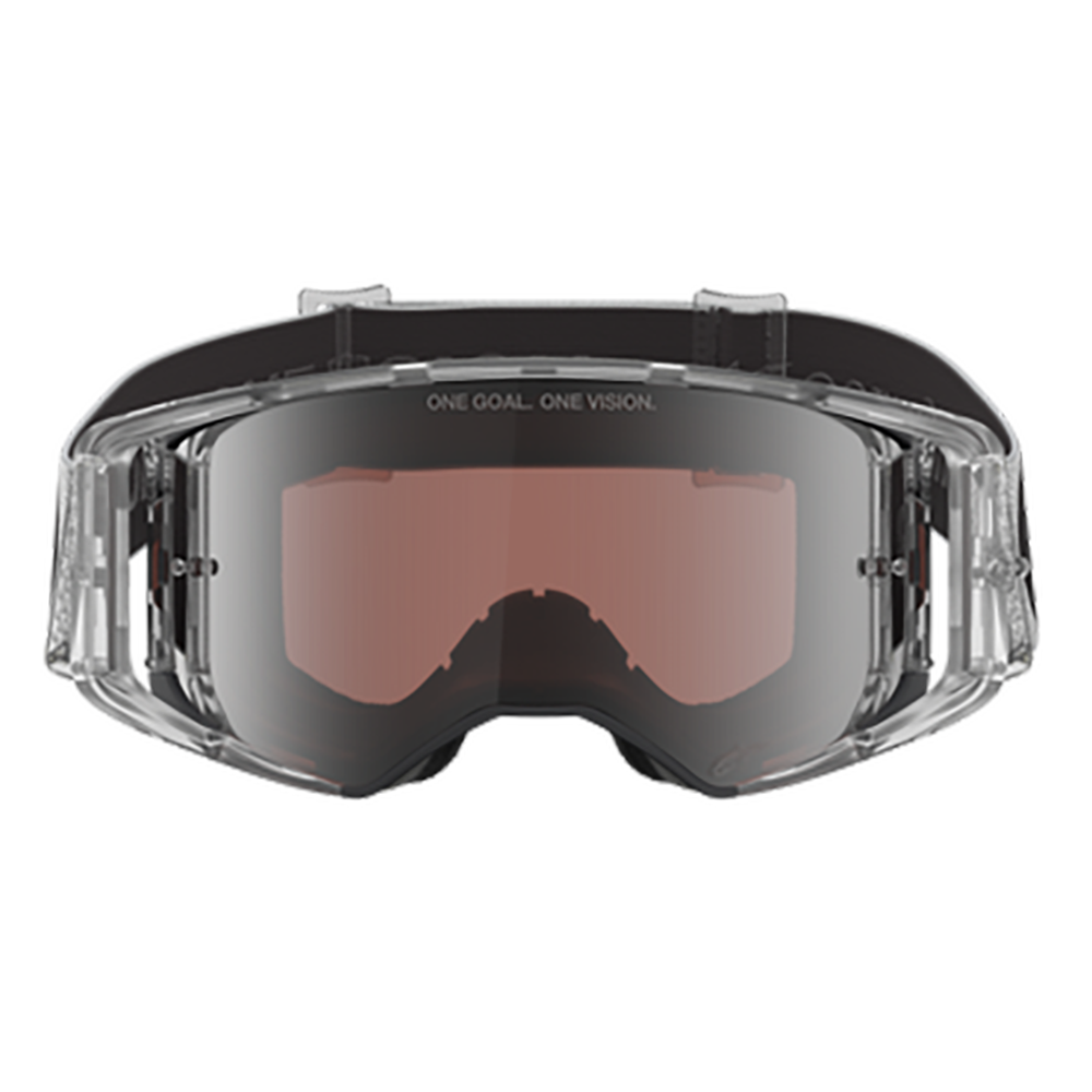 Alpinestars Supertech Vision Goggle DNGR38 XXV - Black Silver (Mirror Silver Lens)