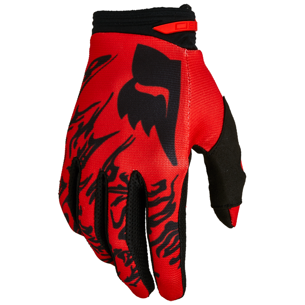 Fox 180 Peril Gloves (Red)