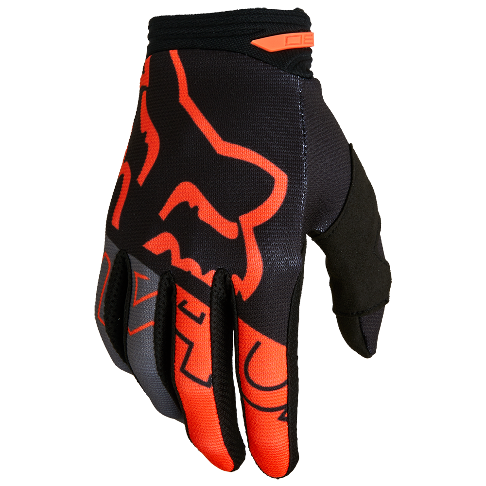 Fox 180 Skew Gloves (Black Orange)