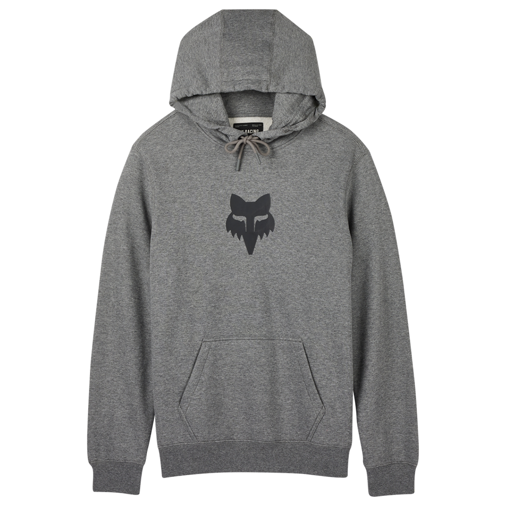 Fox Head Pullover Hoodie (Heather Graphite) Slim Fit