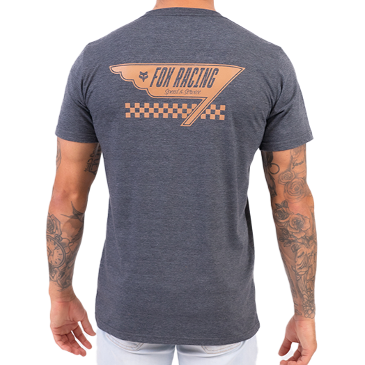 Fox Chkd Out Ss Tee (Heather Black)