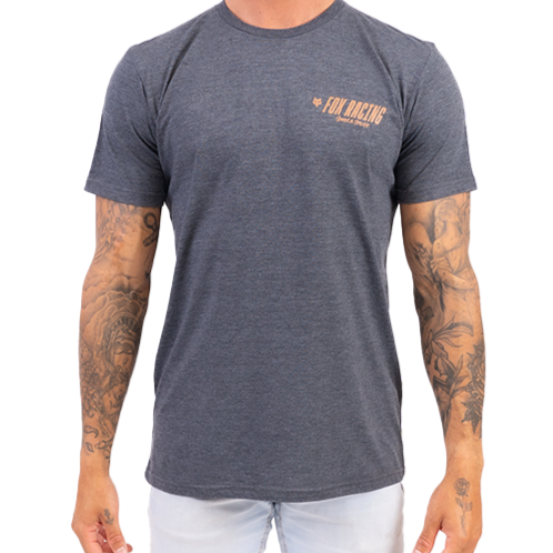 Fox Chkd Out Ss Tee (Heather Black)