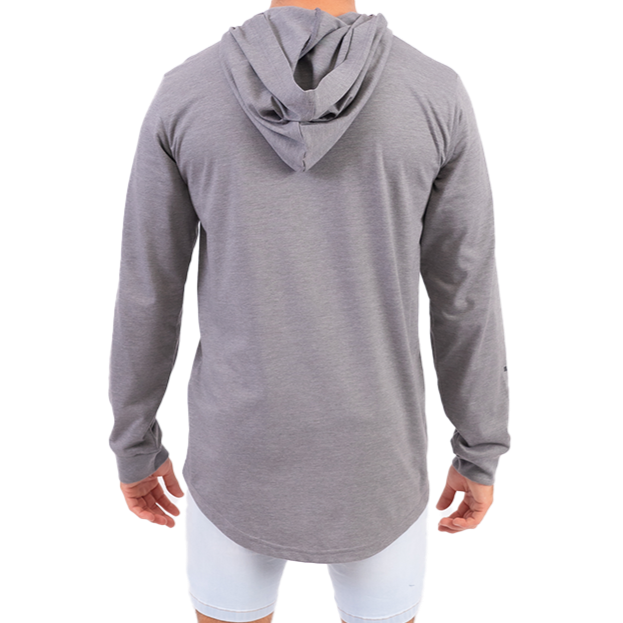 Fox Transitional Hooded Long Sleeve (Heather Graphite)