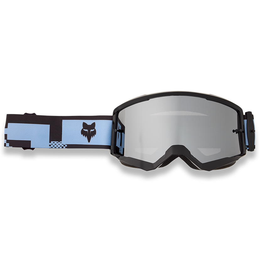 Fox Main Digi Image Goggles - Silver Mirror Lens (Light Slate Blue)
