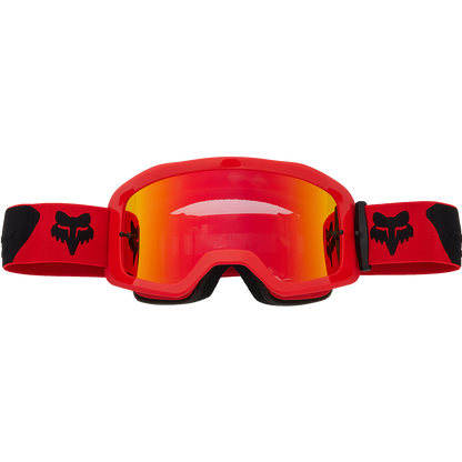 Fox Main Core Goggles - Spark Mirrored Lens (Fluo Red)
