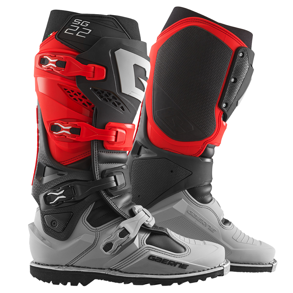 Gaerne SG22 Boots Gor-tex Enduro (Red Black Grey) – GO-MX