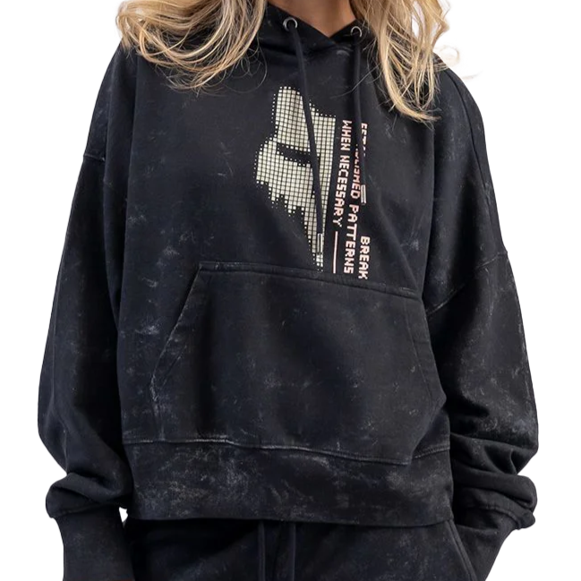 Fox Women's Shattered Pullover Hoodie (Acid Black)