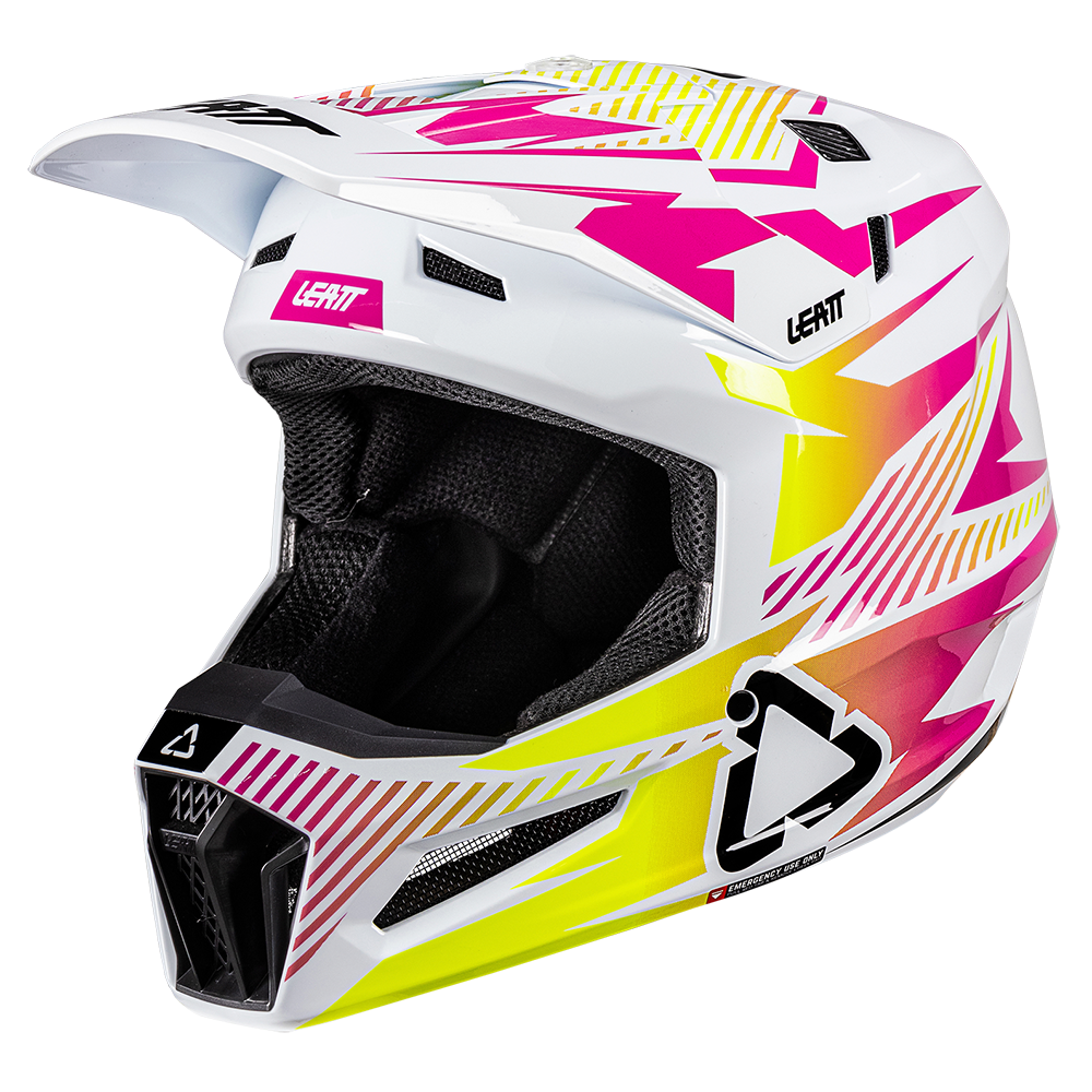 Leatt Moto 3.5 Helmet and 3.5 Goggles (Pink V26)