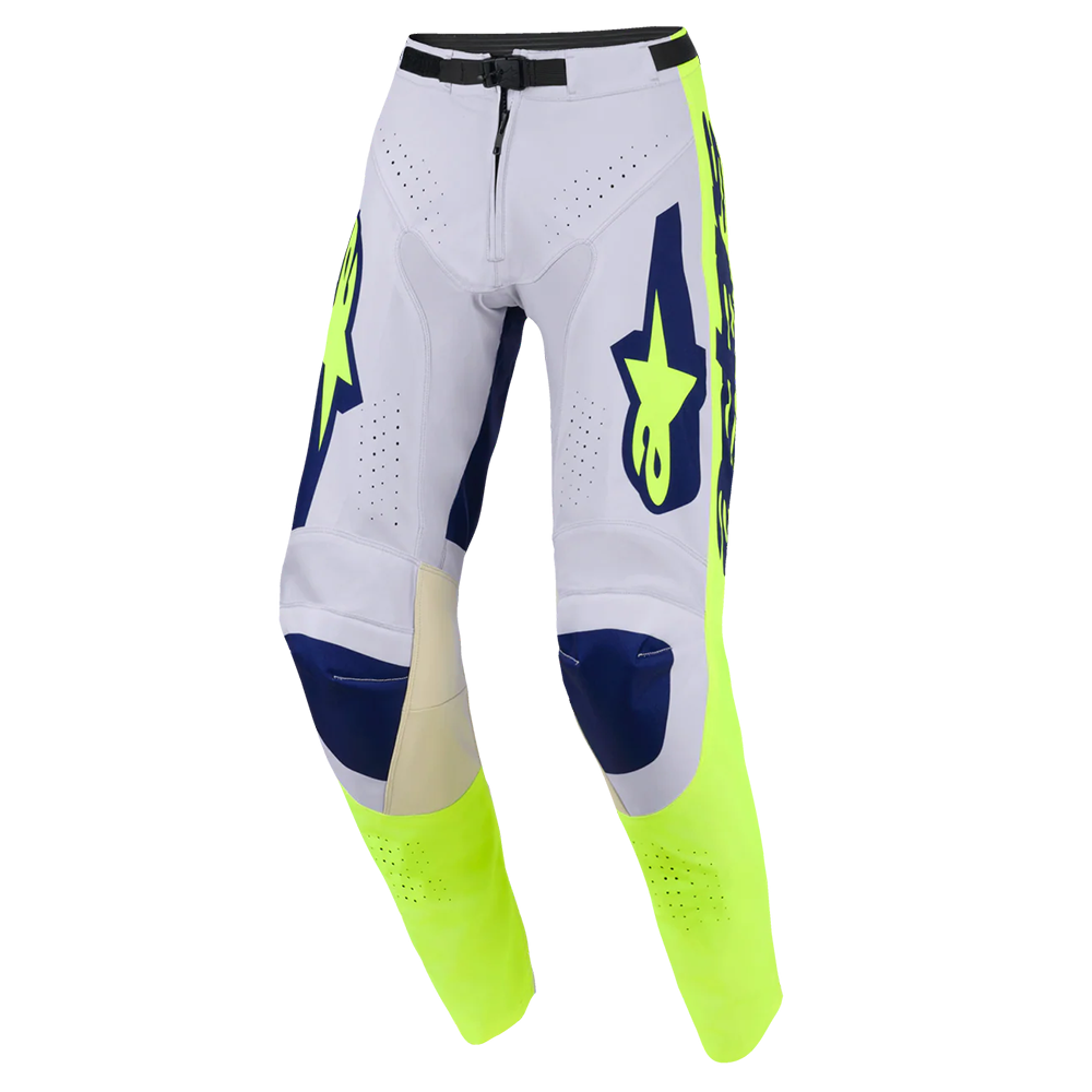 Alpinestars Racer Air Riway Pants (Light Gray/Flo Yellow/Blue)