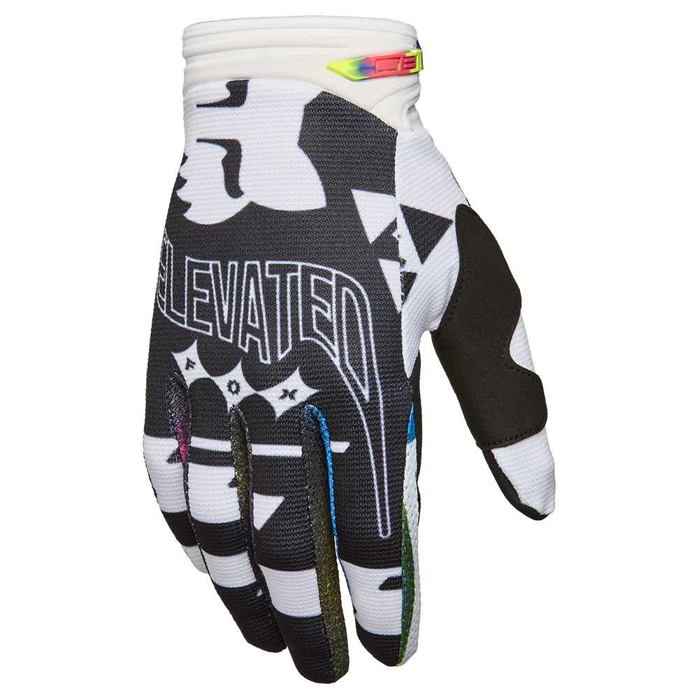 Fox 180 Image Cosmos Gloves (White Black)