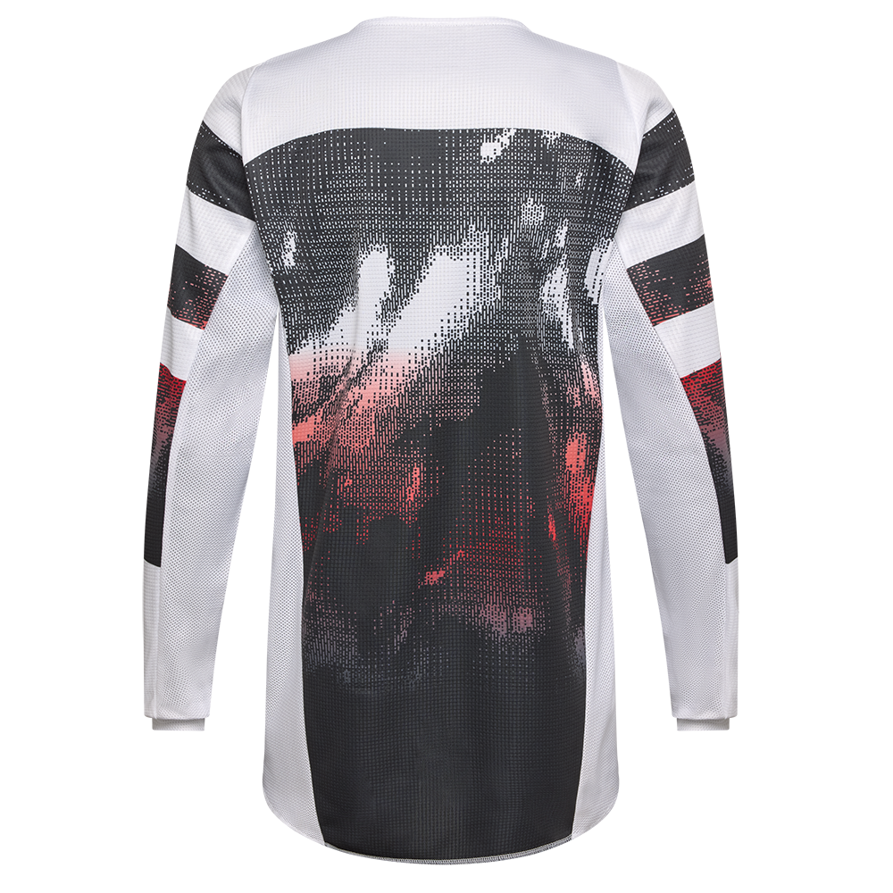 Fox 180 Kairos Jersey (White Flo Red)