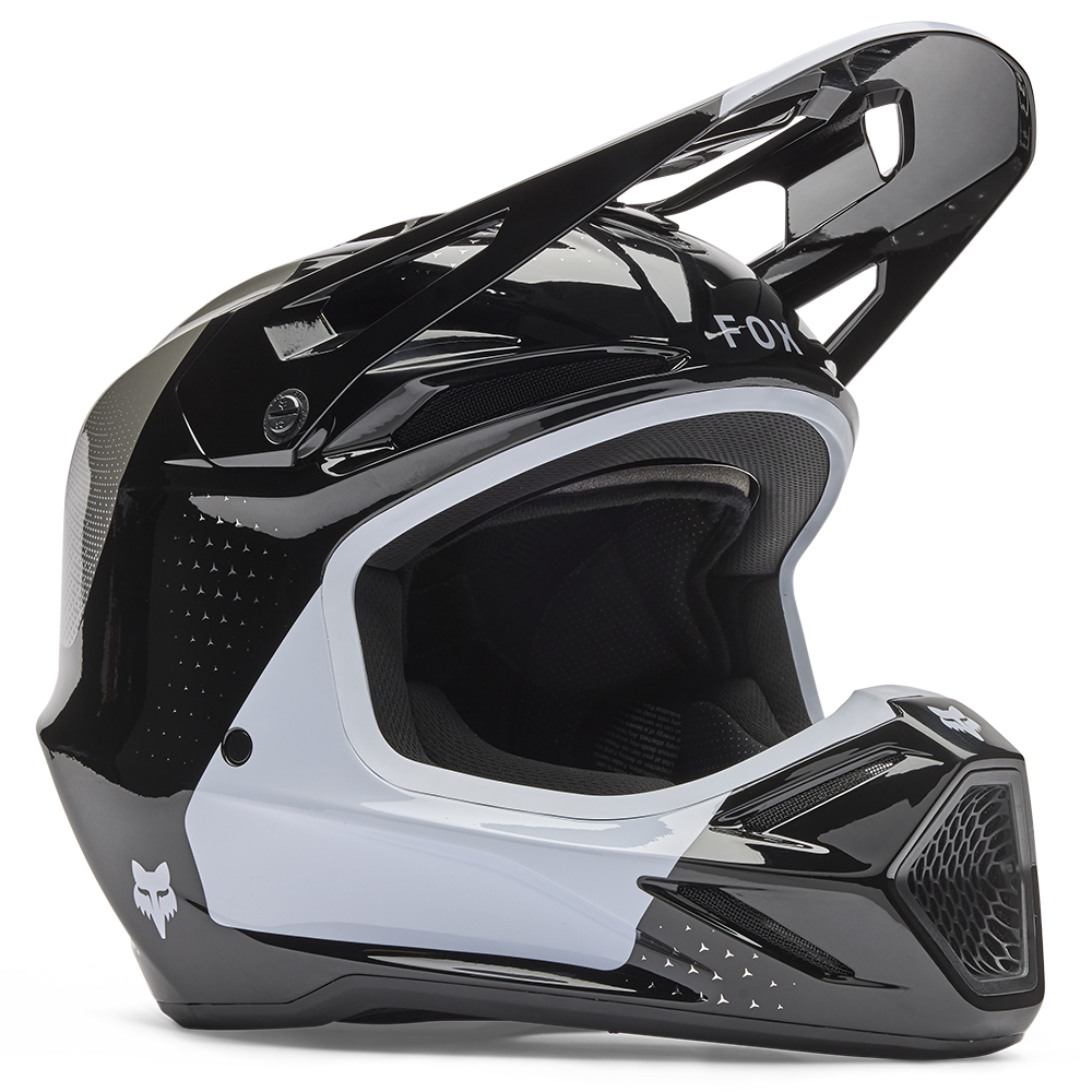 Fox V3 Tine Helmet - (Black) – GO-MX