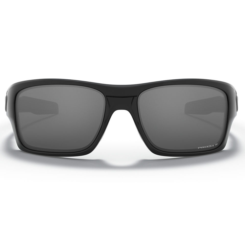 Oakley Turbine Sunglasses - Prizm Black Polarized Lenses (Polished Black Frame)
