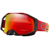 Oakley Airbrake Troy Lee Designs Trippy Goggles - Prizm MX Torch Iridium Lens (Red)