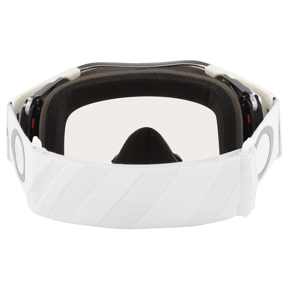 Oakley Airbrake Tuff Blocks Goggles - Clear Lens (White)