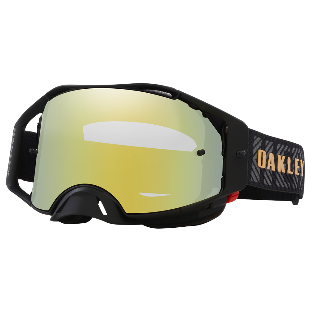 Oakley Airbrake Jeffrey Herlings Signature Goggles - 24K Iridium Lens (Black)