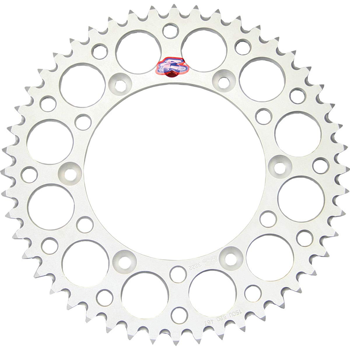 224U-520-51GPSI Renthal Ultralight 51 Tooth Rear Sprocket - KTM (Silver)