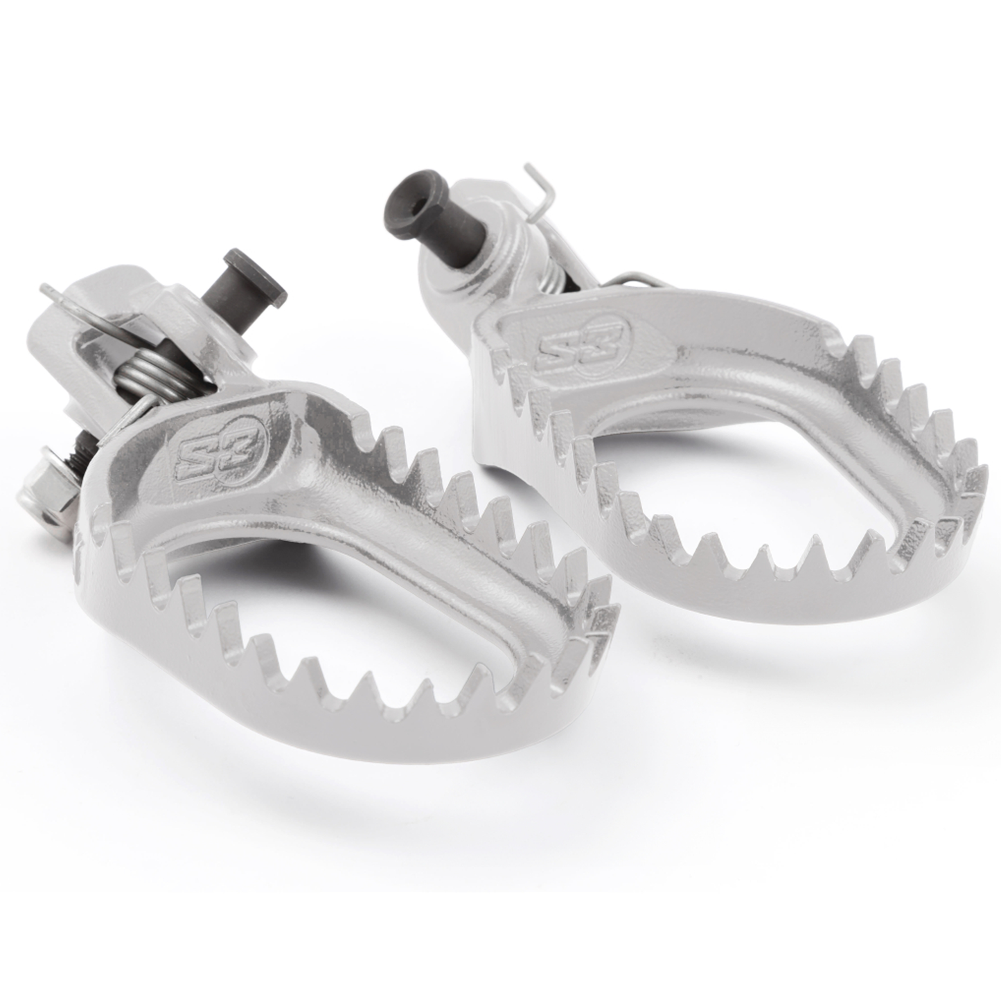 S3 Parts Punk Low/Back S3 Footrest (ESK-1470-S) (Silver)