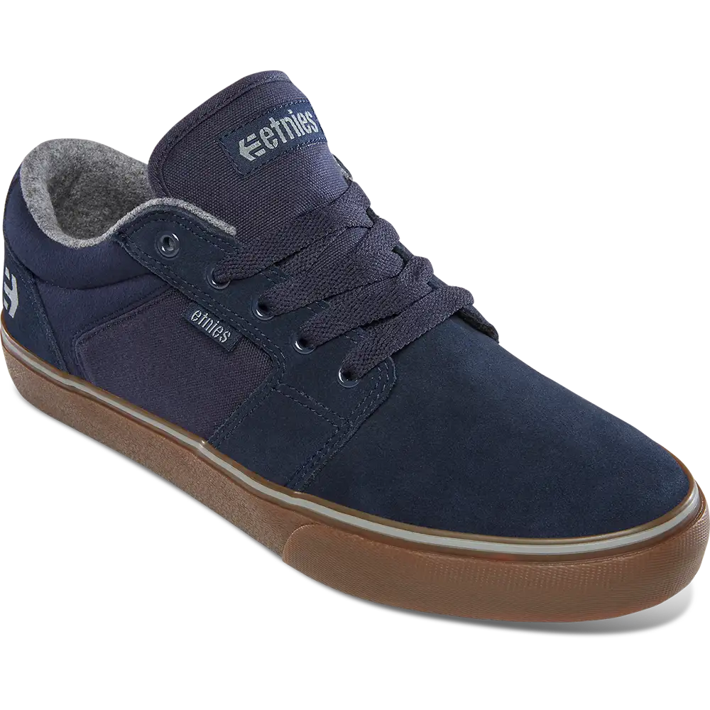 Etnies Barge LS Shoes (Dark Blue/Gum)