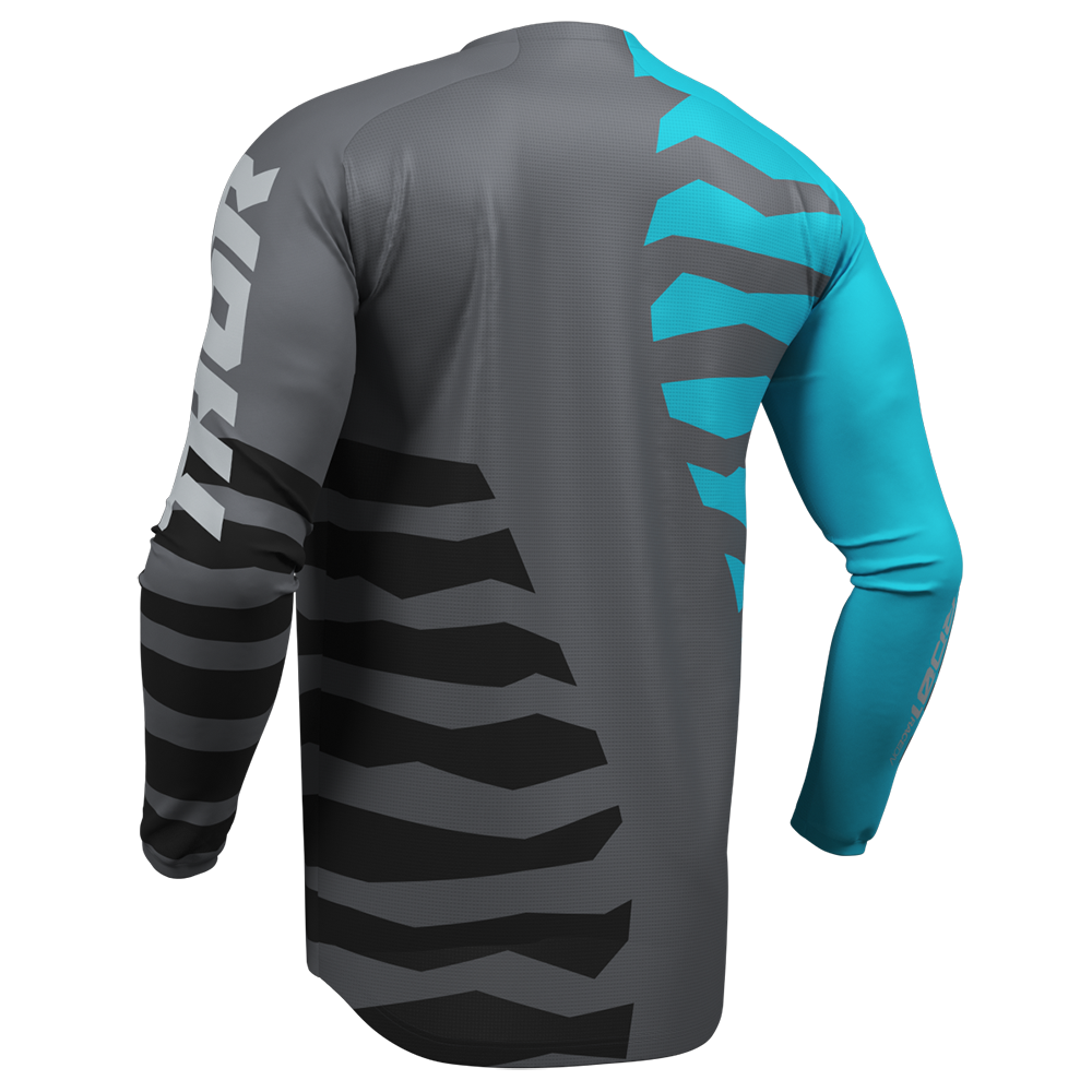 Thor Launchmode Shredder Jersey (Charcoal Aqua)