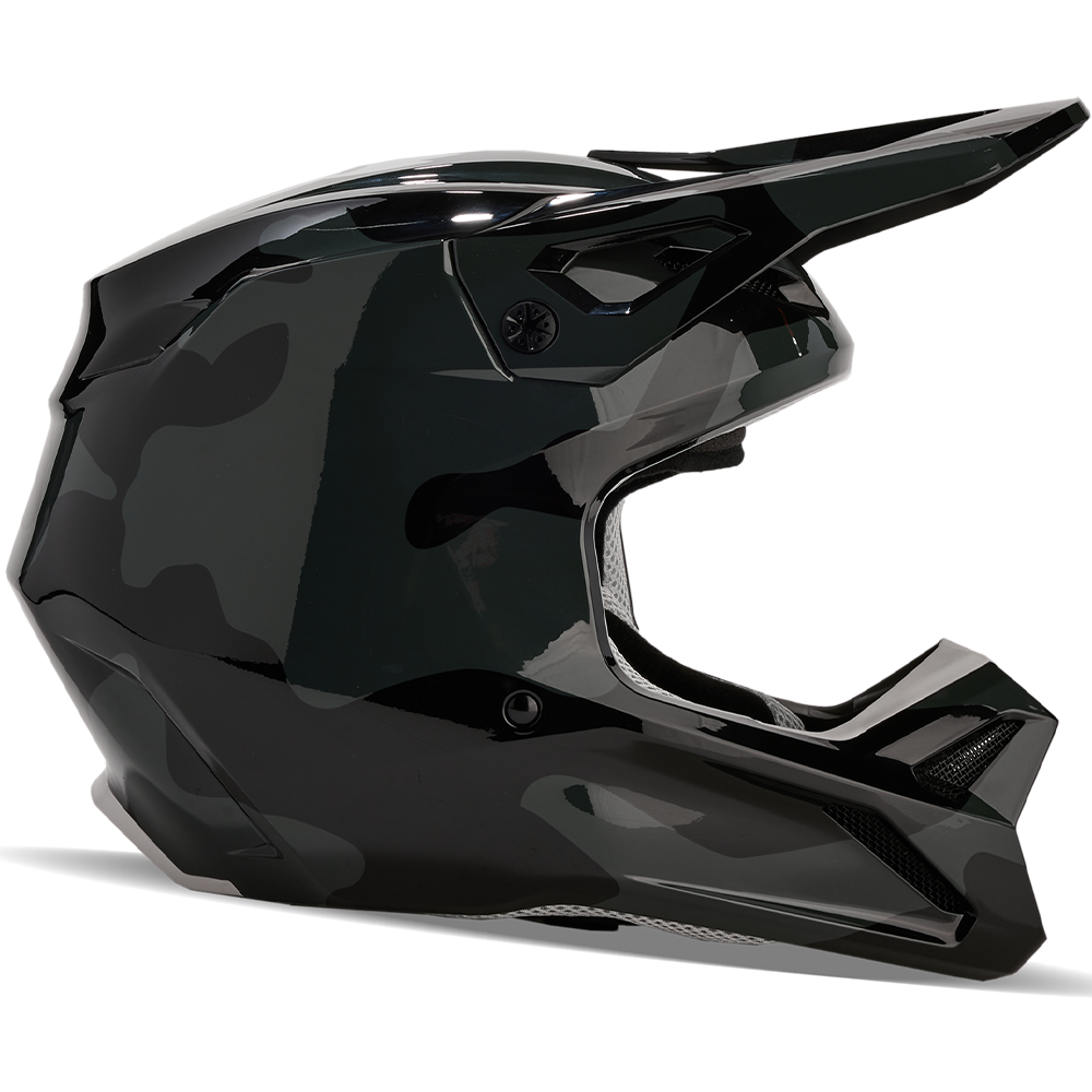 Fox Youth MX24 V1 Bnkr Helmet (Black Camo)