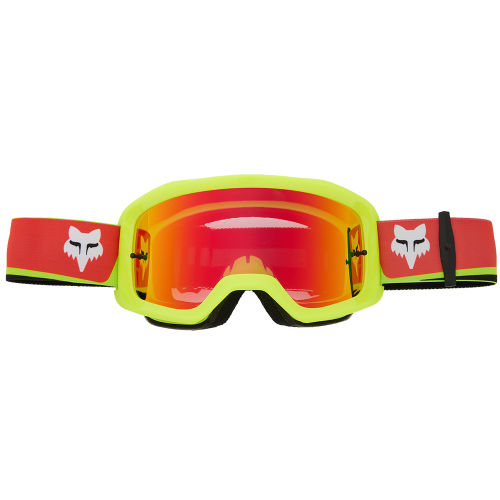 Fox Main II Ballast Goggles - Spark Mirrored Lens (Black/Red)