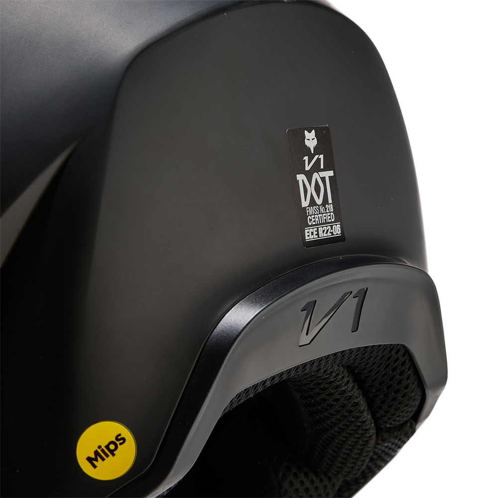 Fox V1 Solid Helmet (Matte Black)