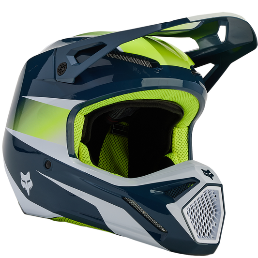 Fox Youth V1 Flora Helmet (Dark Indigo)