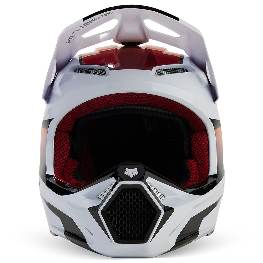 Fox V1 Flora Helmet (White/Black)