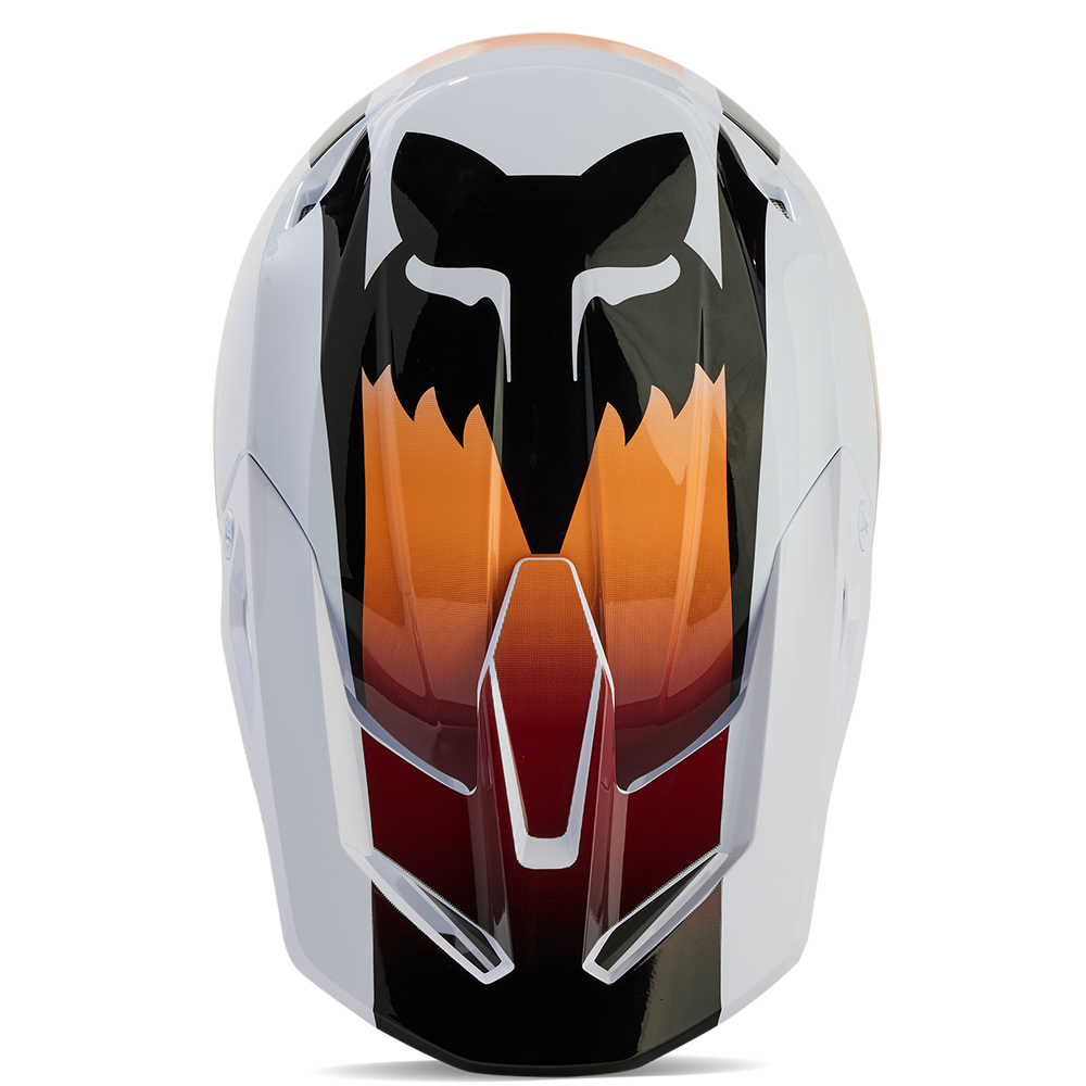 Fox V1 Flora Helmet (White/Black)