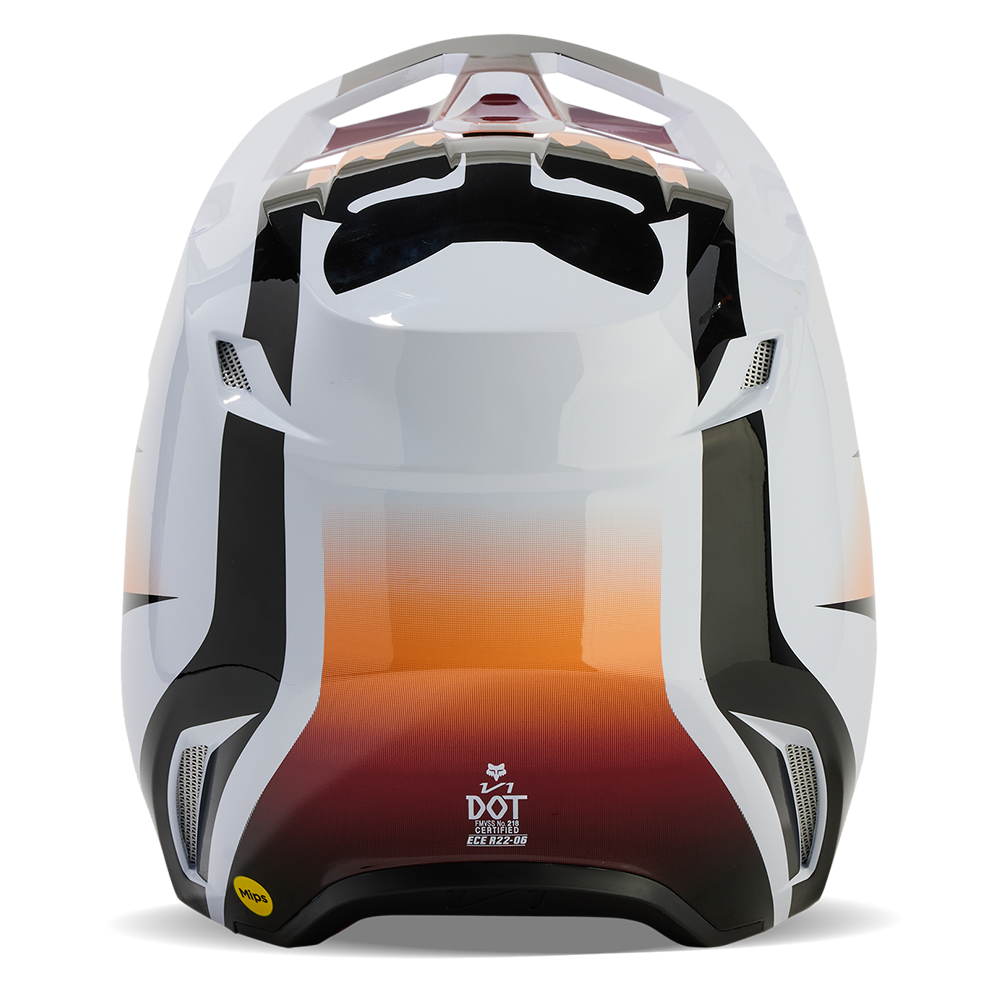 Fox V1 Flora Helmet (White/Black)