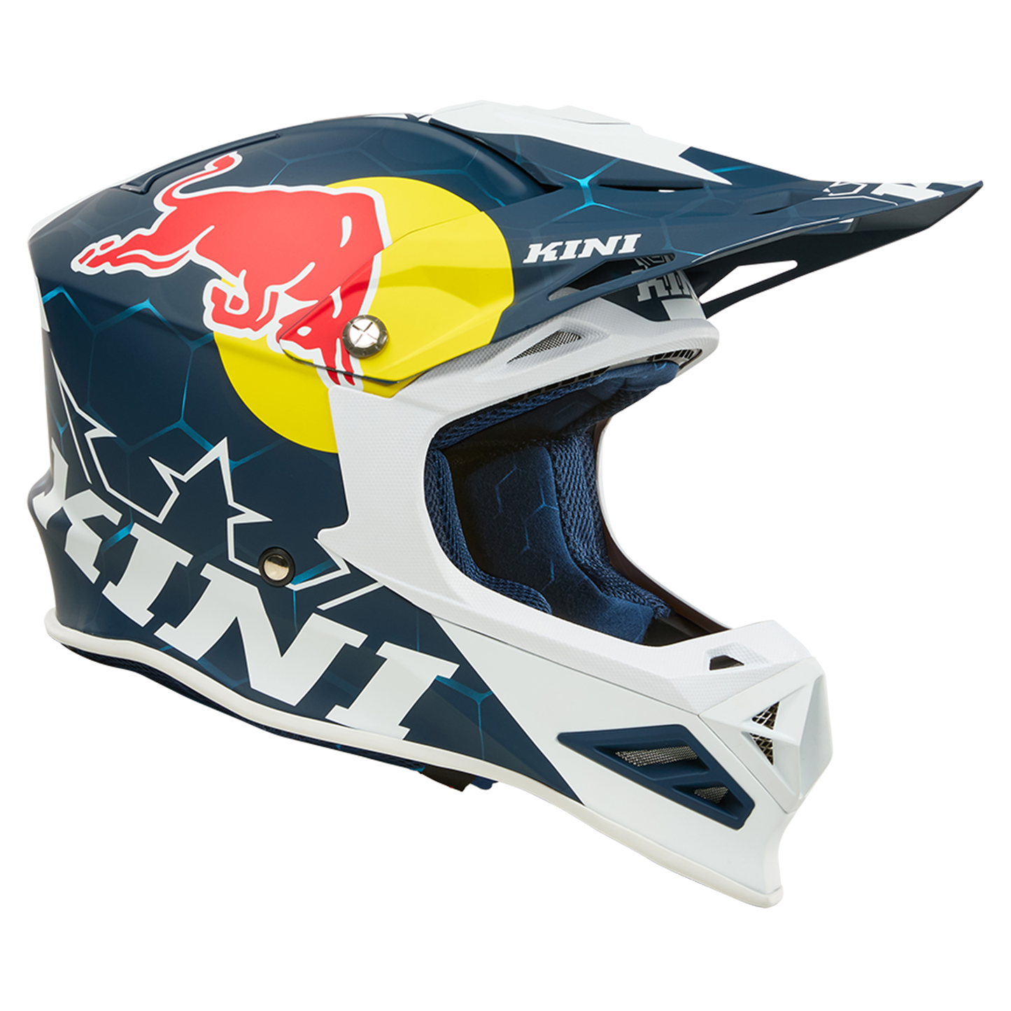 Kini Red Bull MXC1 1.0 Helmet - ECE22.06 (Blue/White)