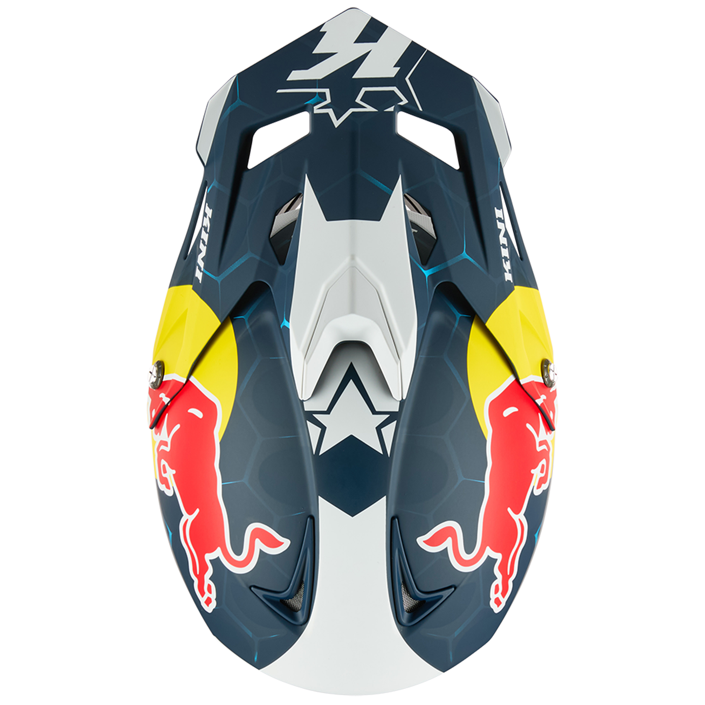 Kini Red Bull MXC1 1.0 Helmet - ECE22.06 (Blue/White)