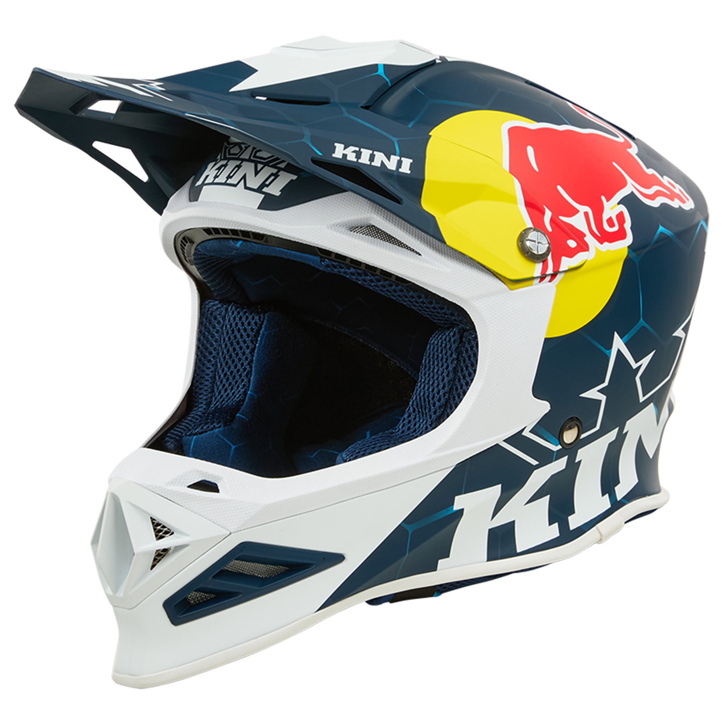 Kini Red Bull MXC1 1.0 Helmet - ECE22.06 (Blue/White)