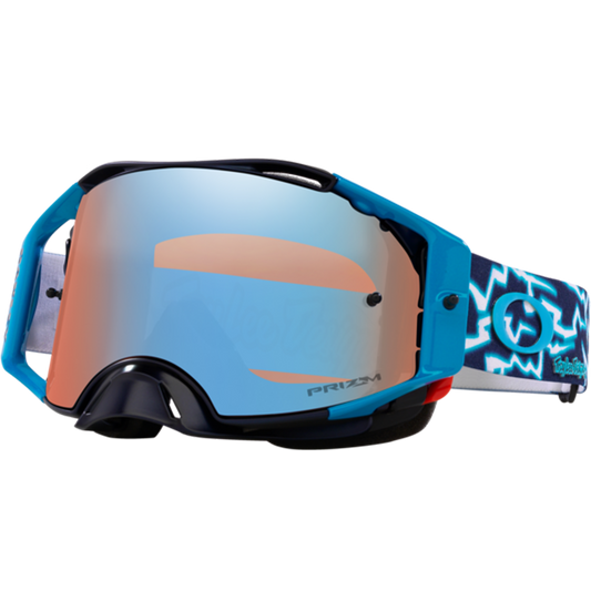 Oakley Airbrake Troy Lee Designs Goggles - Prizm MX Sapphire Lens (Blue Lightning)