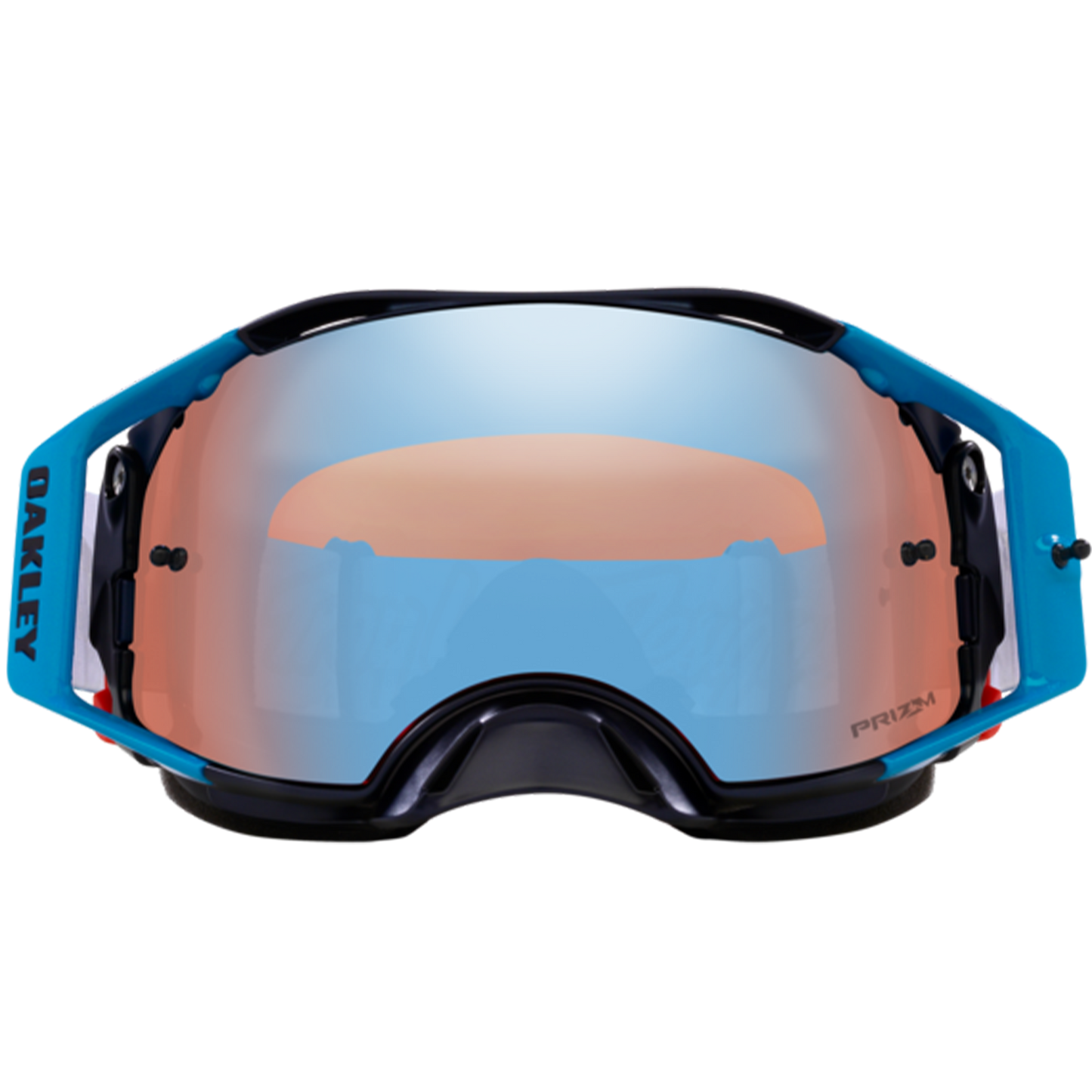 Oakley Airbrake Troy Lee Designs Goggles - Prizm MX Sapphire Lens (Blue Lightning)