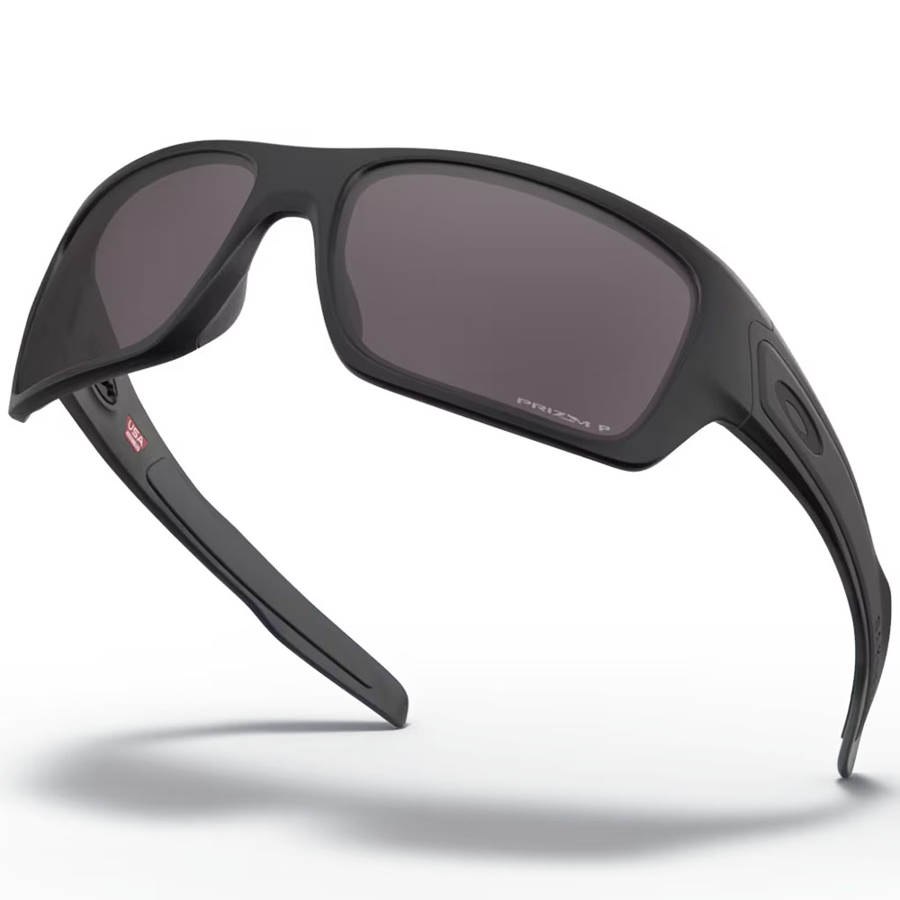 Oakley Turbine Sunglasses - Prizm Grey Polarized Lenses (Matte