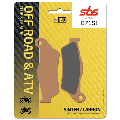 SBS Sintered Brake Pads - 671SI