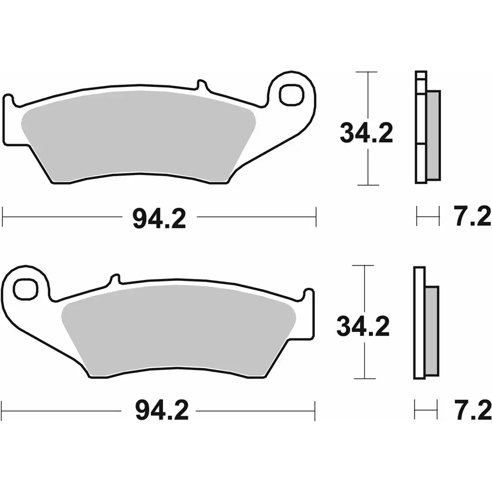 SBS Sintered Brake Pads - 694SI