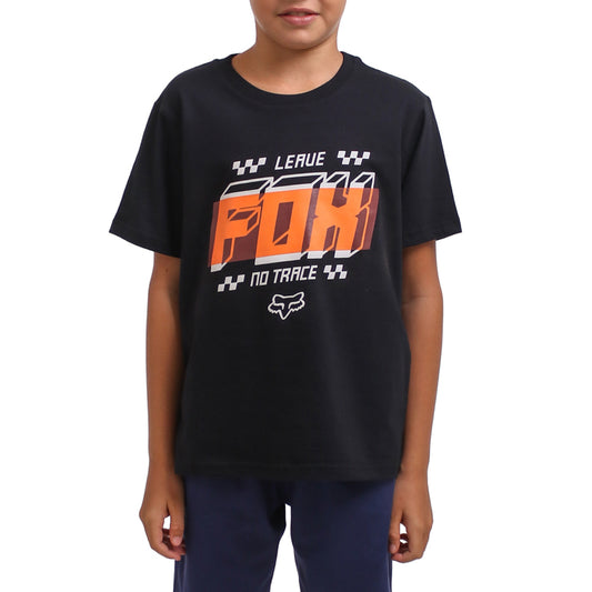 Fox Full Stop Boys Tee (Black)