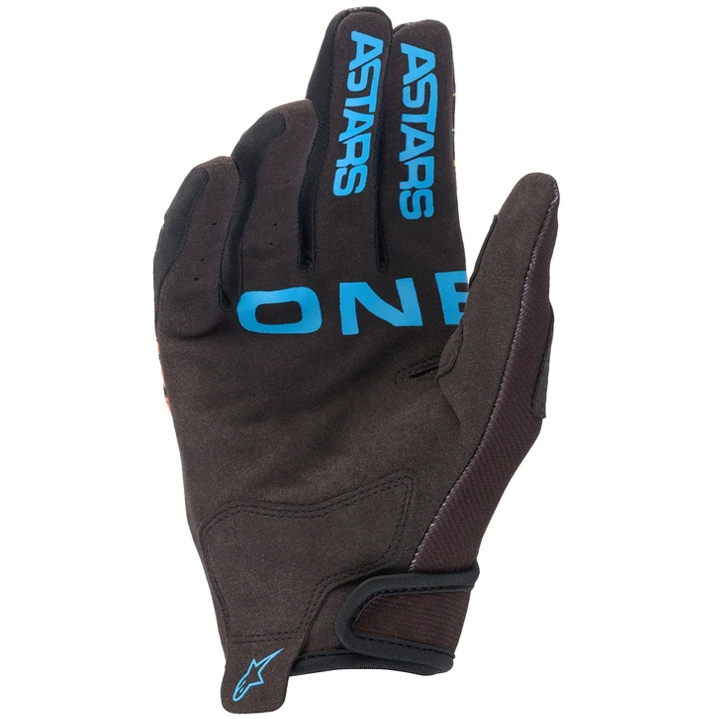 Alpinestars Radar Flight Gloves (Black/Flou Yellow/Coral)