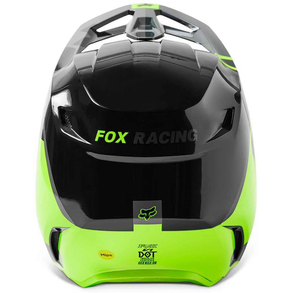 Fox Youth V1 Xpozr Helmet, DOT/ECE (Black/Grey)