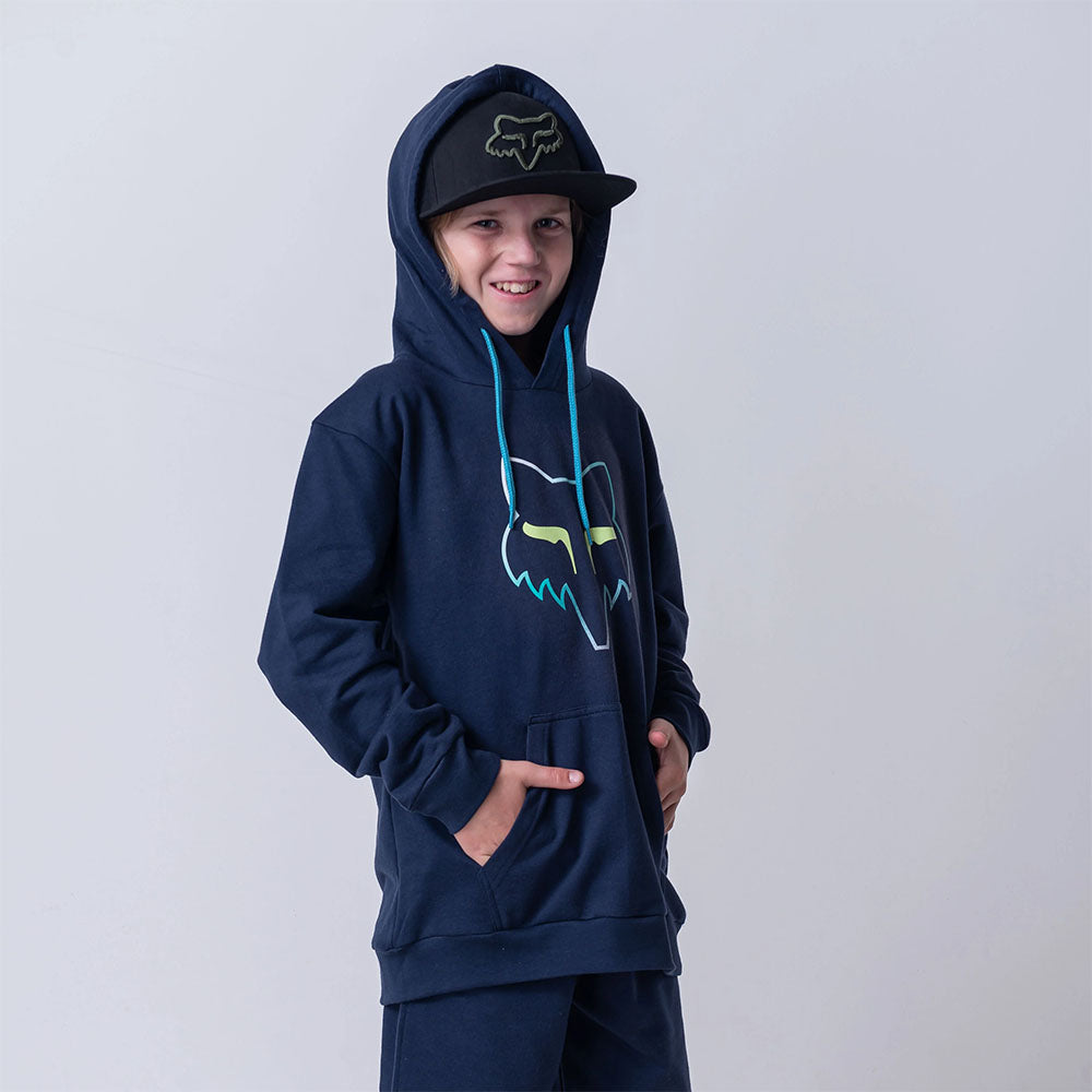 Fox Detonate Boys Fleece Pullover (Navy)