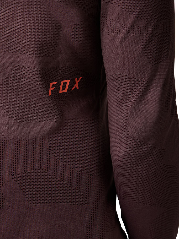 Fox Women's Ranger Long Sleeve MTB Jersey (Dark Maroon)